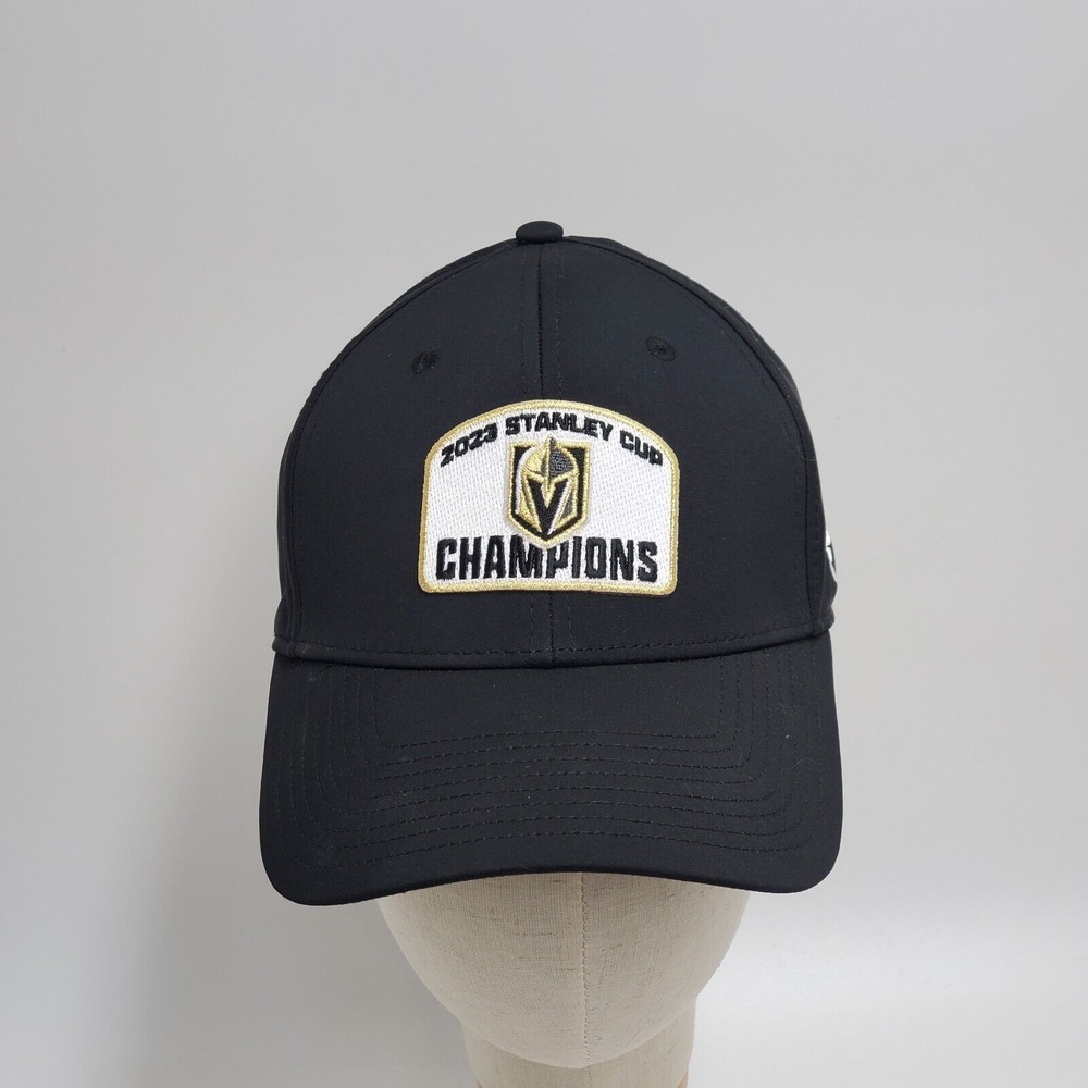 Fanatics Vegas Golden Knights 2023 Stanley Cup Champions Flex Hat Black Mens S/M